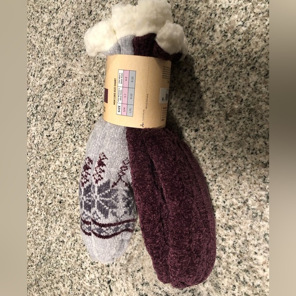 Muk Lukas Cabin Sock 2 Pair Pack New With Tags Size Small/Medium - Picture 4 of 13